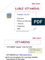 Fat Soluble Vitamins