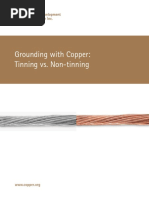 Grounding With Copper: Tinning vs. Non-Tinning