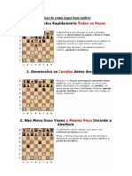 Dicas de Como Jogar Bem Xadrez