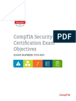 Comptia Security Sy0 601 Exam Objectives (2 0)