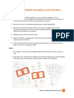 Juego Formar Palabras Con Silabas PDF