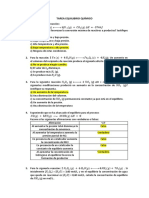 Resolución Tarea Equilibrio Químico