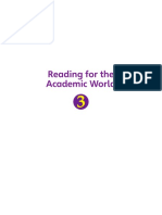 Reading For The Academic World - 3 - SB (SC) - Low PDF