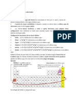 La Regla Del Octeto y Electronegatividad