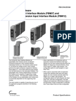 I/A Series Hardware Contact/dc Input Interface Module (FBM07) and Contact/dc Expansion Input Interface Module (FBM12)