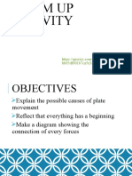 Mechanisms of Plate Movements