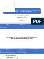 Chapter 10 Planning For Profit: Rizqi Cipta Anugrah (20180410325) Vito Anggana (20180410203)