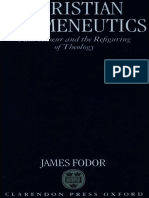 Ricœur, Paul - Fodor, James - Christian Hermeneutics - Paul Ricoeur and The Refiguring of Theology-Clarendon Press (1995) PDF