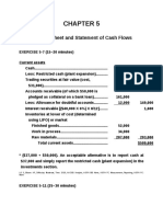 Balance Sheet and Statement of Cash Flows