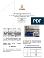 Glucólisis y Fermentación