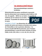 Analyse Granulométrique