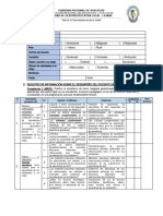 Modelo de Ficha de Monitoreo Docente