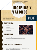 Principios VS Valores