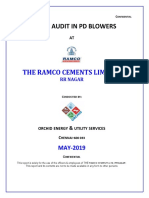 Energy Audit in PD Blowers: The Ramco Cements Limited