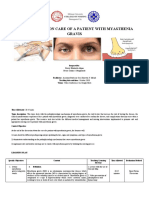 Ward Class in Myasthenia Gravis