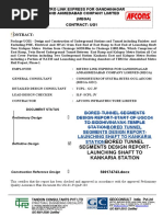 Bored Tunnel Precast Segment Design Report