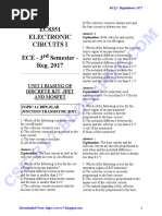 Ec8351 Electronic Circuits I MCQ