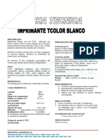 Ficha Tecnica - Imprimante Tcolor Blanco PDF