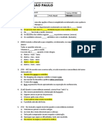 Lista de Exercícios Sobre Concordância