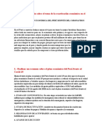 1.-Cuál Es Su Opinión Sobre El Tema de La Reactivación Económica en El Perú