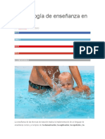 Metodología de Enseñanza en Natación