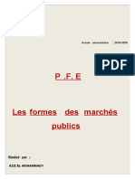 Pfe - Aziz El Mohammady Format Marches Publics PDF