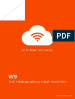 11AC 1200Mbps Wireless In-Wall Access Point