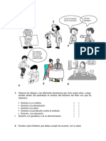 Derechos y Deberes Guia de Aprendizaje Grado Cuarto