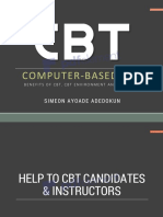Computer-Based Test: Simeon Ayoade Adedokun