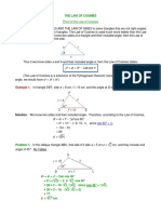 Simplified Approach To Oblique Triangles LAW of COSINES and The LAW of SINES