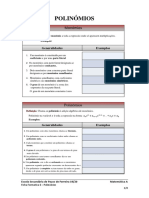 Ficha Formativa 6 - Polinómios PDF