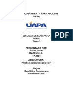 Tarea 3 Pruebas Psicopedagogicas