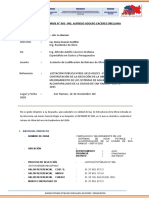 Informe Tecnico N°005 Del Espe. Costos y Presupuestos - Justifiacación de Atrazo Octubre 2020