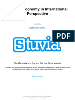 Stuvia 330016 Political Economy in International Perspective PDF