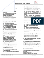 1 Examen SEGURIDAD Y SALUD EN EL TRABAJO 2018 - CON CLAVE