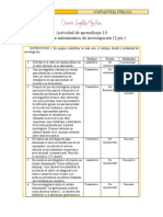 ACT10. Técnicas e Instrumentos de Inv 2 Pts