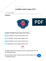 SCANIA Truck EMS Fault Codes DTC-1