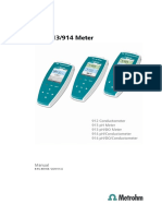 89128001ES Manual 91x pHConductometer Meter PDF