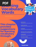 Learning Vocabulary Words