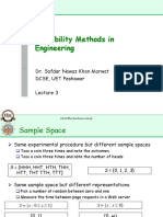 Probability Methods in Engineering: Dr. Safdar Nawaz Khan Marwat DCSE, UET Peshawar