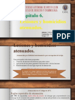 Capítulo 6. Lesiones y Homicidios Atenuados