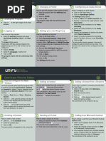 OpenScape Personal Edition V7, Quick Reference Guide, Issue 4