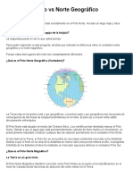 Norte Magnético Vs Norte Geográfico