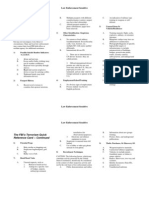 The FBI's Terrorism Quick Reference Card: Law Enforcement Sensitive