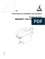 Instructions For Installation and Operation Condensate Drain Bekomat 32U Vario F