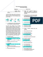 EVALUACIÓN INGLÉS 10°p4