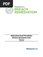 Malwarebytes Breach Remediation Administrator Guide PDF