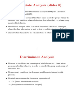 Multivariate Analysis (Slides 8)