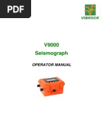 V9000 Seismograph: Operator Manual