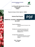 Beneficio Calidad y Denominacin Cafe PDF